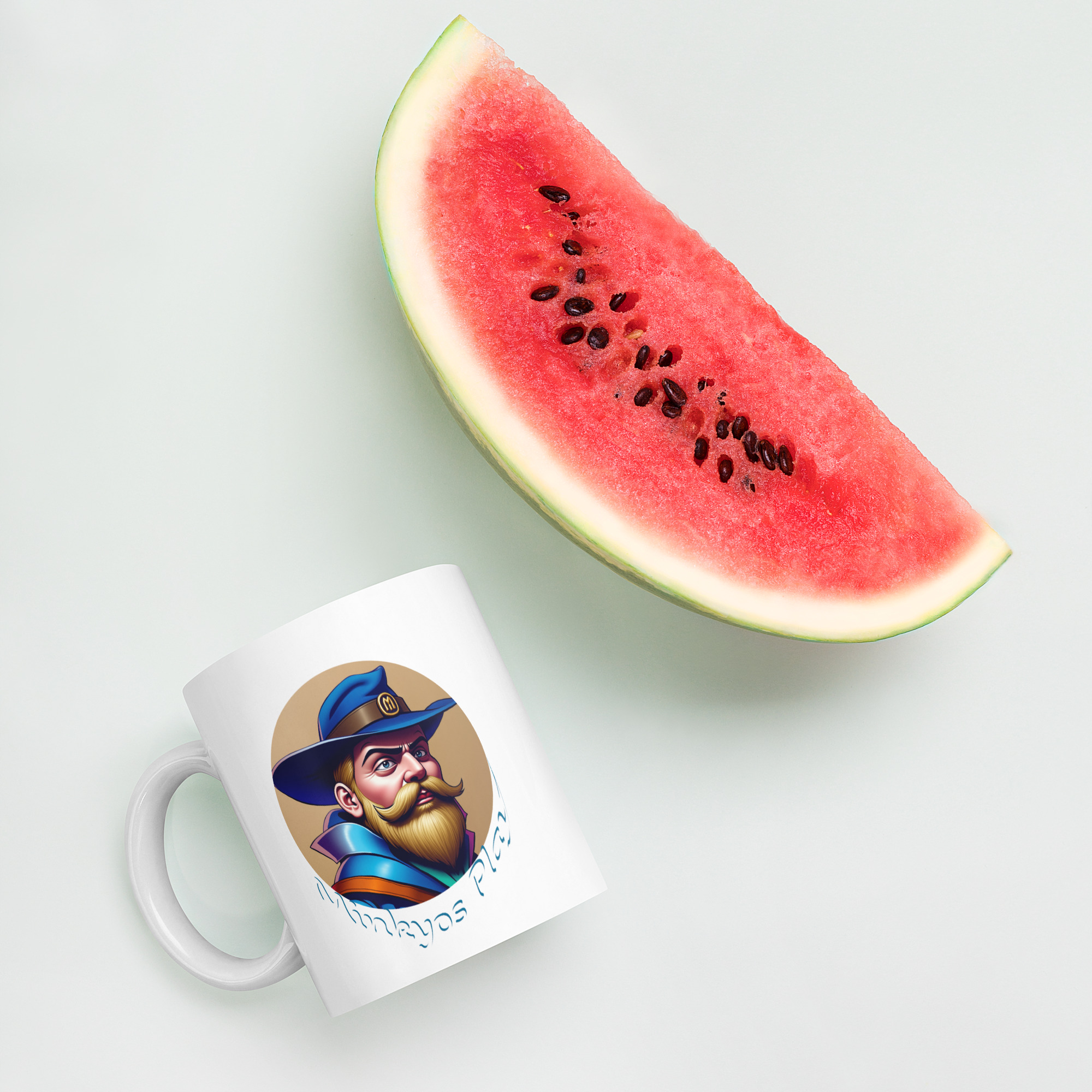 Tazza bianca lucida - Minkyos Play - immagine 5